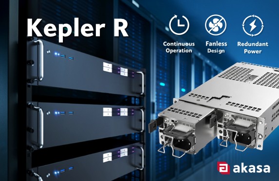 Akasa Advances 2U Rackmount Fanless Case Series with Kepler R, Integrating Redundant, Hot-Swappable Power for Continuous Industrial Operation